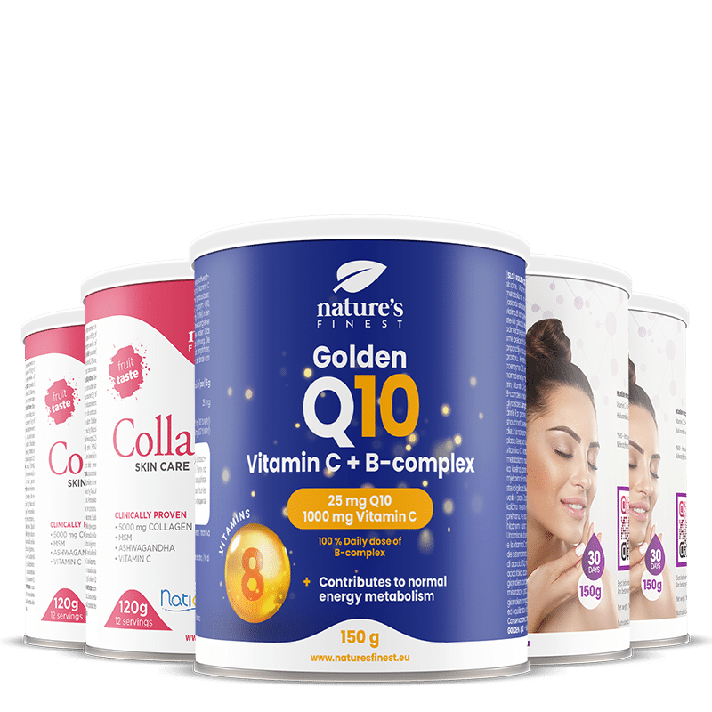 2x Beauty Hyaluron + 2x Kolagen SkinCare + Golden Q10 paket