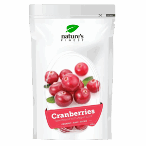 Brusnice Bio sladkane z jabolčnim sokom