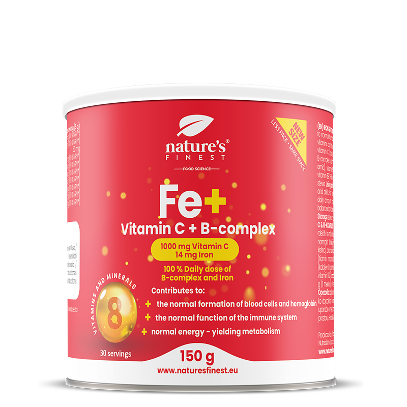 Železo + Vitamin C + B-kompleks