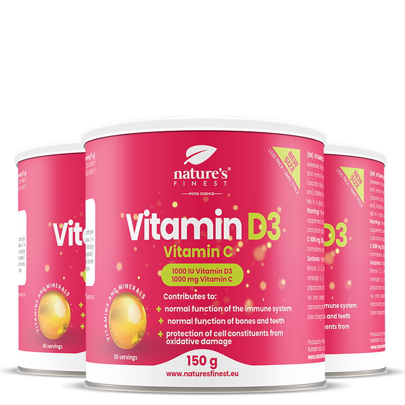 Vitamin D3 + Vitamin C paket